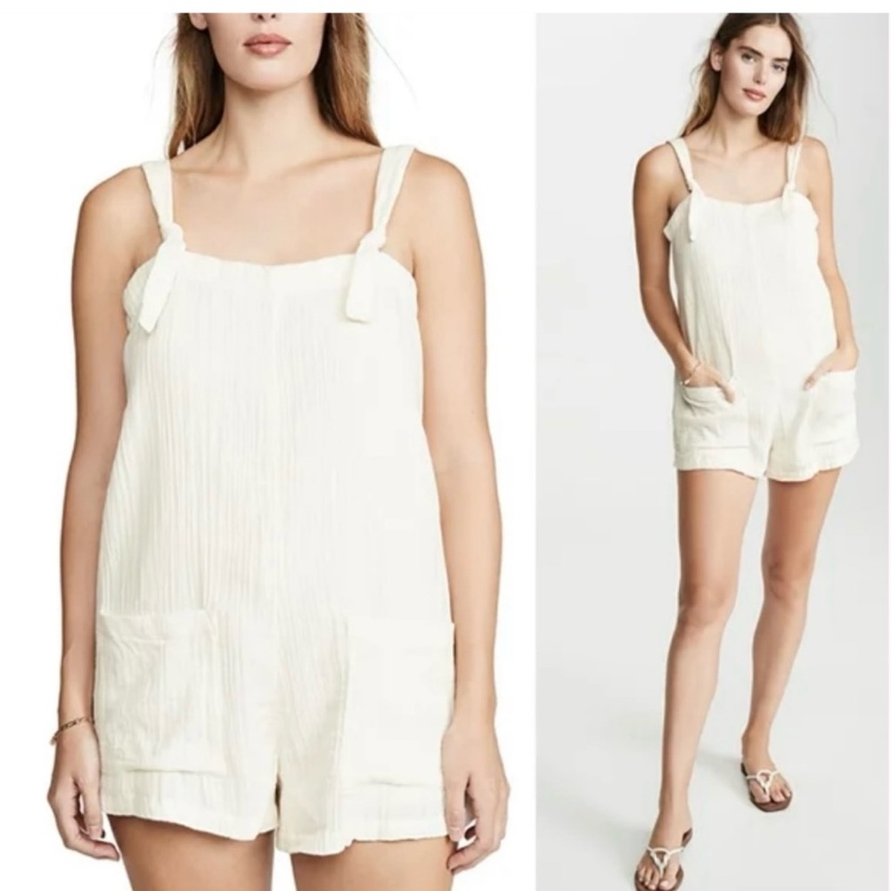 L*Space Cream Sleeveless Romper